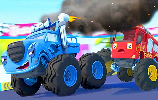 赛场上的捣蛋车_幼儿园视频_幼师贝壳